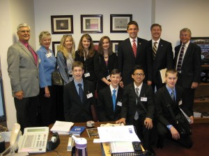 NTCL visits with Rep. Jeff Leach on May 7th.  Pictured: Dennis Scharp, Barbara Harless, Linda Townson, Mark Reid, Chuck Molyneaux, and some passionate and well-spoken students from north Texas. Keep up the good work Rep. Leach!